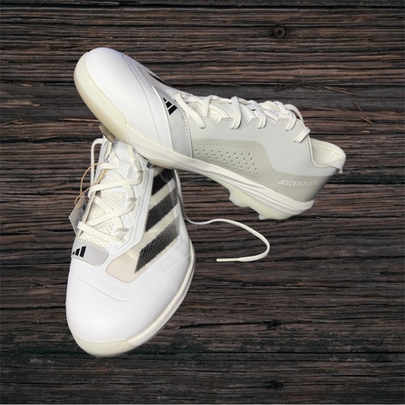 NEW Adidas Adizero Impact TPU Baseball
Cleats IF3355 White/Grey Men's Size 11 - Picture 7 of 10